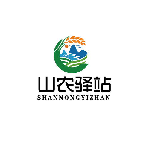 山农驿站logo设计