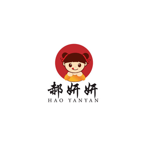 郝妍妍logo设计