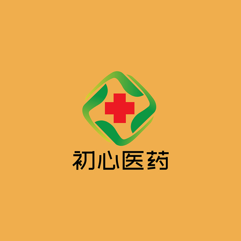 初心医药logo设计