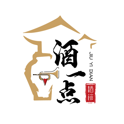 酒一点logo设计