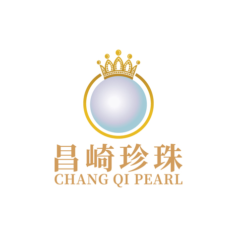 昌崎珍珠logo设计