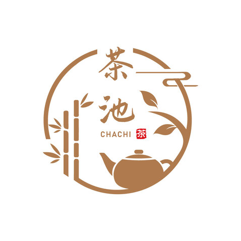 茶池logo设计