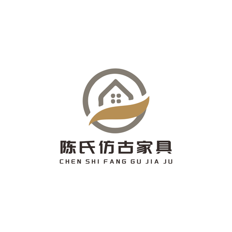 陈氏仿古家具logo设计