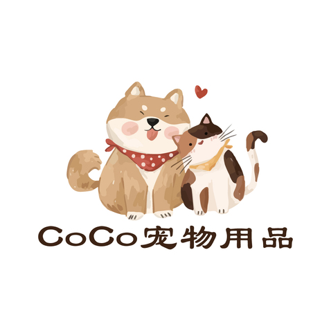 CoCo宠物用品logo设计