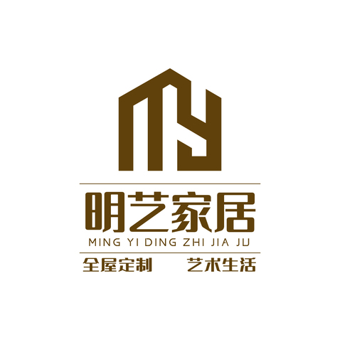 明艺定制家具logo设计