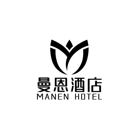 曼恩酒店logo设计