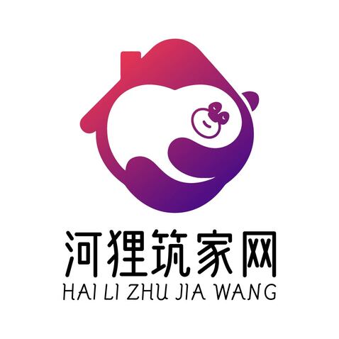 河狸筑家网logo设计