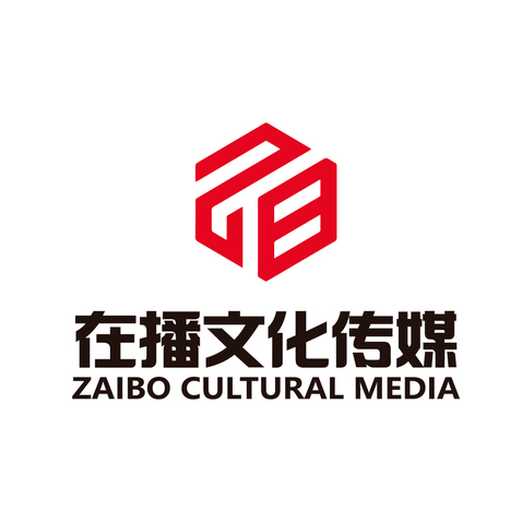 在播文化传媒logo设计