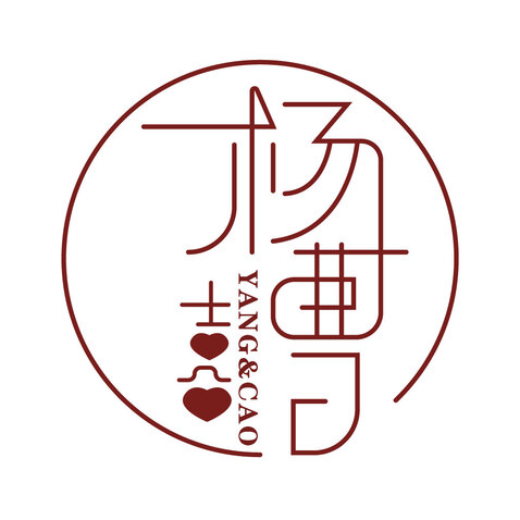 杨and曹logo设计