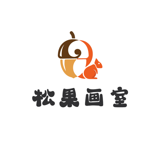 松果画室logo设计