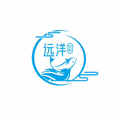 水产贸易logo设计