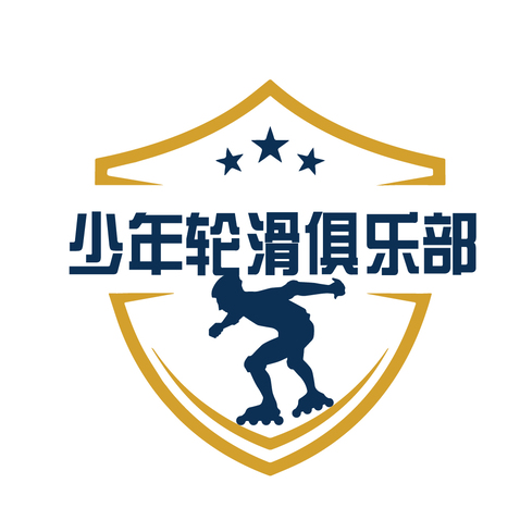 少年轮滑俱乐部logo设计