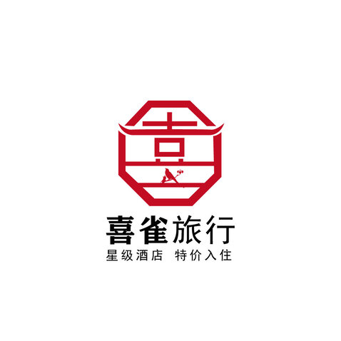 精品住宿服务logo设计