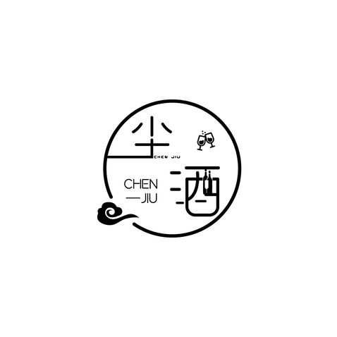 传统酿造logo设计