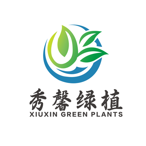 绿色植物logo设计