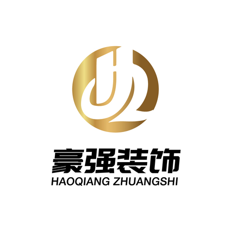 豪强装饰logo设计