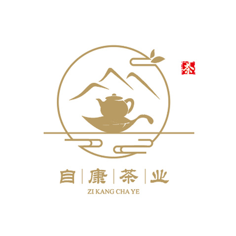 传统茶叶生产logo设计