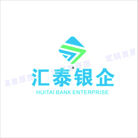 汇泰银企logo设计