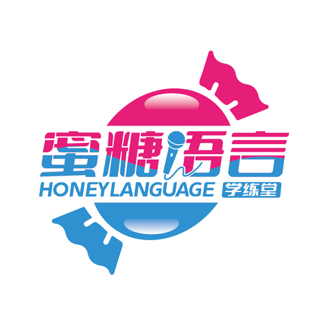 蜜糖语言工作室logo设计