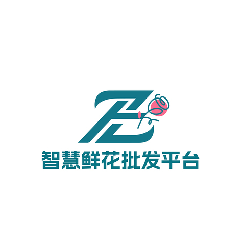 智慧鲜花批发平台logo设计