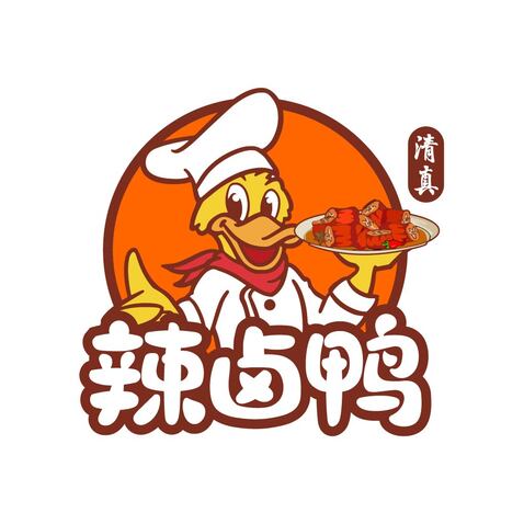 辣卤鸭logo设计