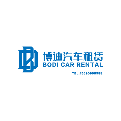 博迪汽车租赁logo设计