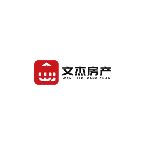 文杰房产logo设计