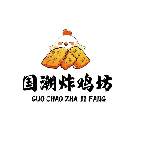 国朝炸鸡坊logo设计