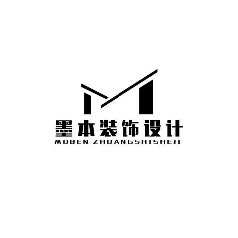 墨本装饰logo设计