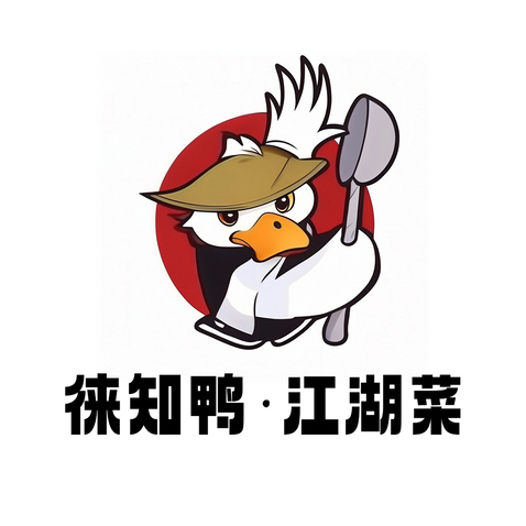 徕知鸭江湖菜logologo设计