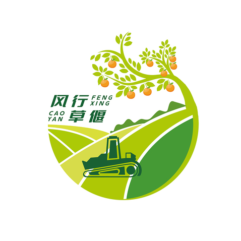 除草机器人logologo设计