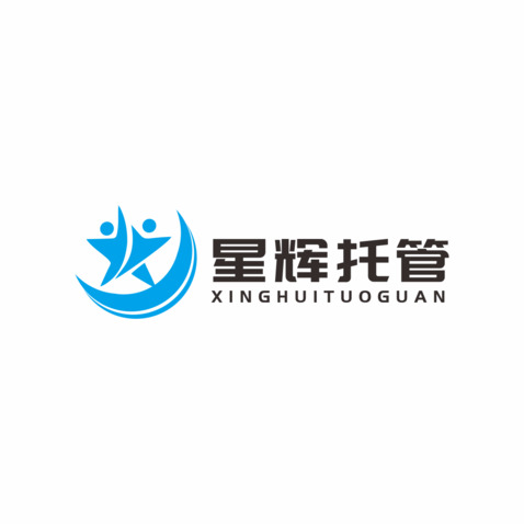 儿童托管服务logo设计