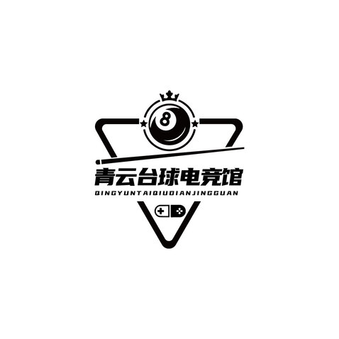 台球电竞娱乐logo设计