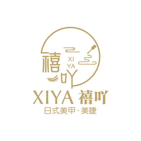 美甲美睫行业logo设计