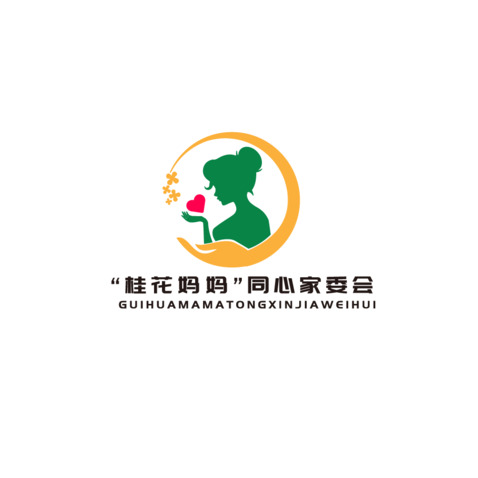 馨爱桂影logo设计