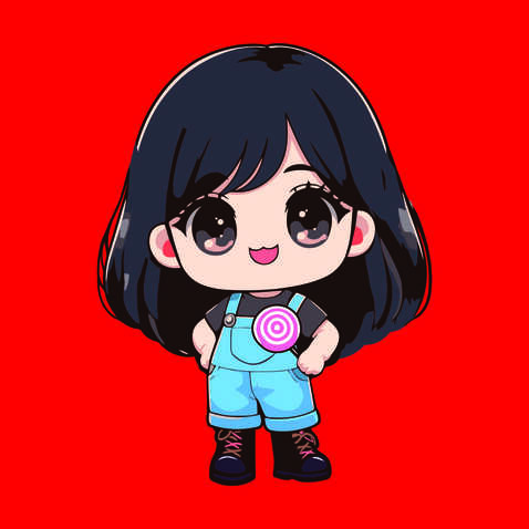 萌趣女孩logo设计