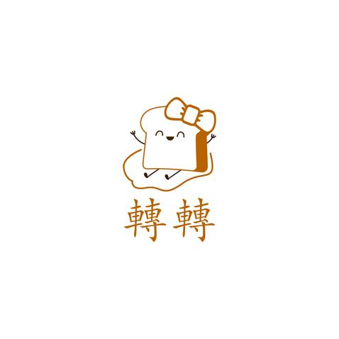 跳跳吐司logo设计