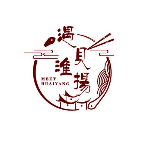 淮扬相遇logo设计