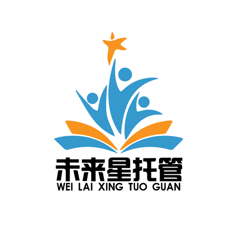 儿童托管服务logo设计