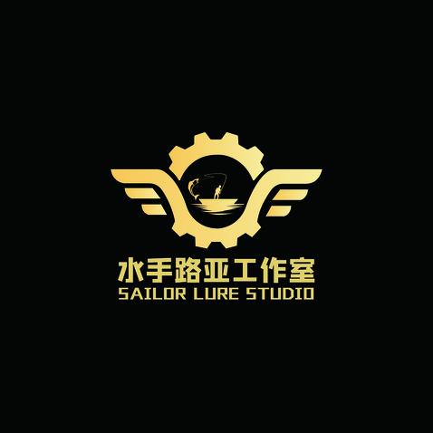 路亚垂钓logo设计