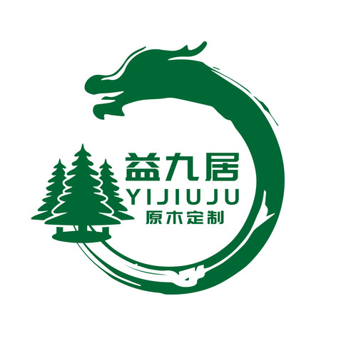 綠野龍居logo設計