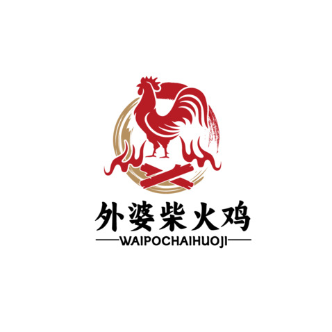 焰香鸡馆logo设计