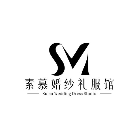 优雅婚礼logo设计