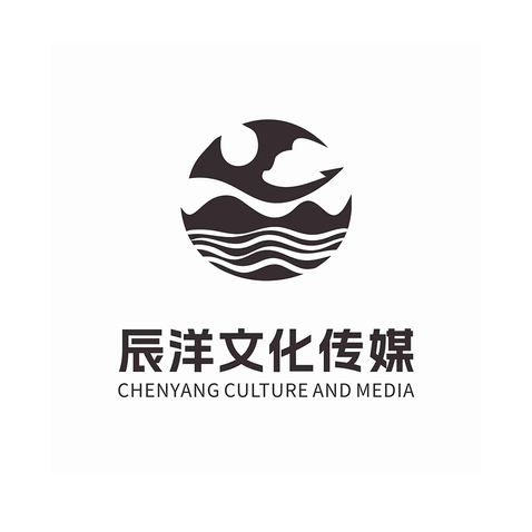 文化浪潮logo设计