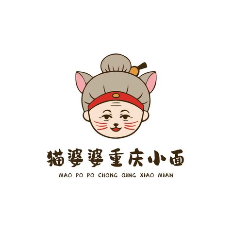 萌趣面馆logo设计