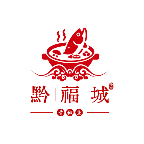 福鱼祥瑞logo设计