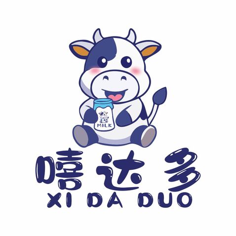 歡樂小牛logo設計