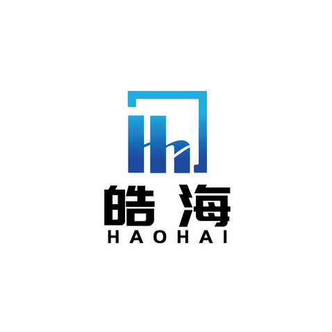 蓝域筑海居logo设计
