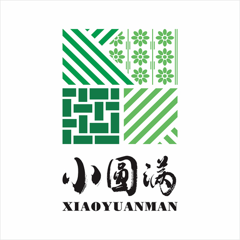 绿意田园logo设计