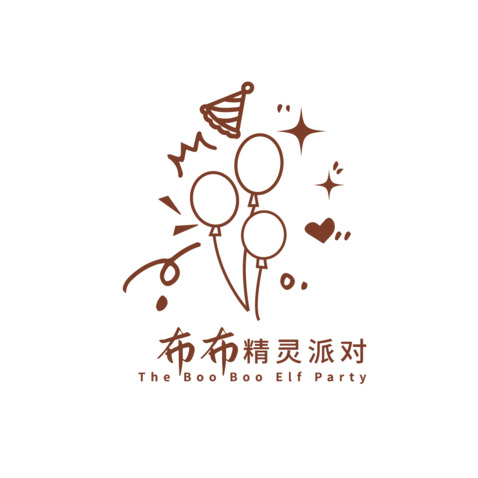 派对精灵logo设计